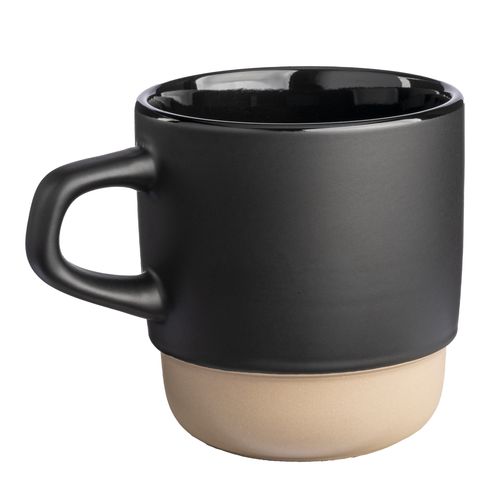 320 ml ceramic mug. Stackable. With matte exterior and glossy interior