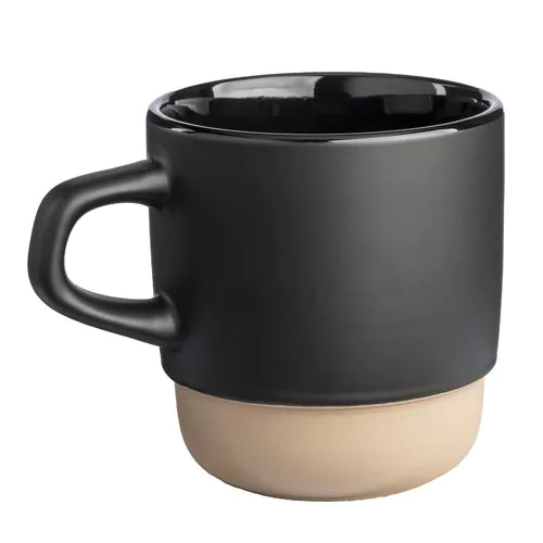 320 ml ceramic mug. Stackable. With matte exterior and glossy interior 320 ml ceramic mug. Stackable. With matte exterior and glossy interior