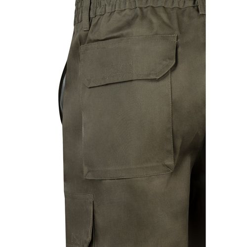 VL CHIONE. Bermuda sergé, multipoches (200g/m²), en coton (35%) et polyester (65%)
