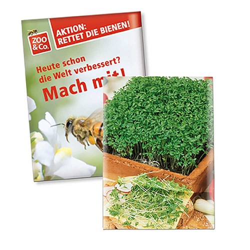 Zaadzakjes standaard papier - Tuinkers