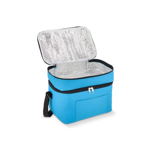 R-PET 600D Bolsa nevera doble compartimento 30 x 20 x 25cm 12L