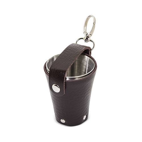Set composto da 4 bicchierini, con custodia in sim Olearia