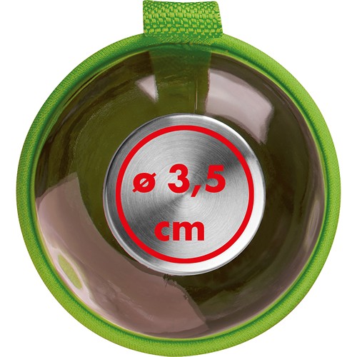 1000 ml glass bottle with neoprene sleeve