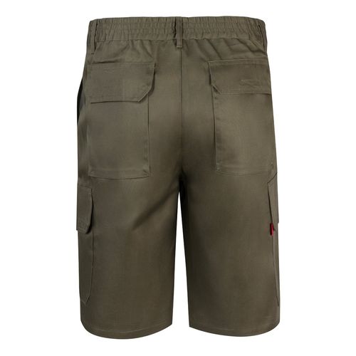 VL CHIONE. Bermuda sergé, multipoches (200g/m²), en coton (35%) et polyester (65%)