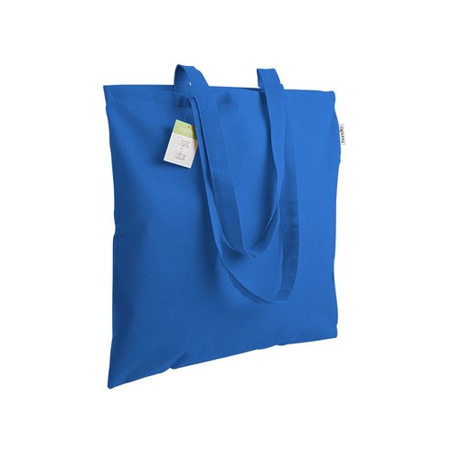 140 g/m2 organic cotton shopping bag, long handles 140 g/m2 organic cotton shopping bag, long handles