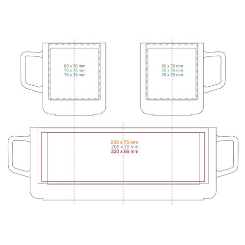 Mug Horizon 350ml white Mug Horizon 350ml white