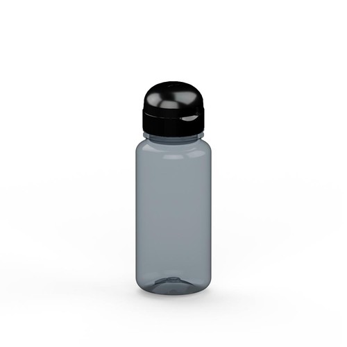 Drink bottle "Sports" grey-transparent 0.4 l, R-PET Drink bottle "Sports" grey-transparent 0.4 l, R-PET