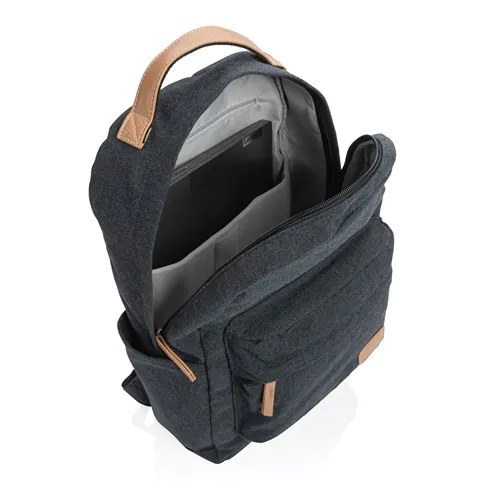 Impact AWARE™ 16 oz. recycled canvas laptop rugzak Impact AWARE™ 16 oz. recycled canvas laptop rugzak
