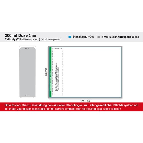 Succo d`Arancia (GER), 200 ml, Fullbody trasparente