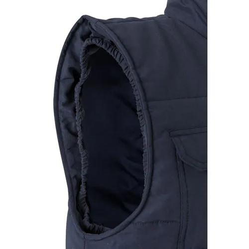 VL MEFITIS. Chaleco acolchado multibolsillos (220g/m²), en poliéster (100%)
