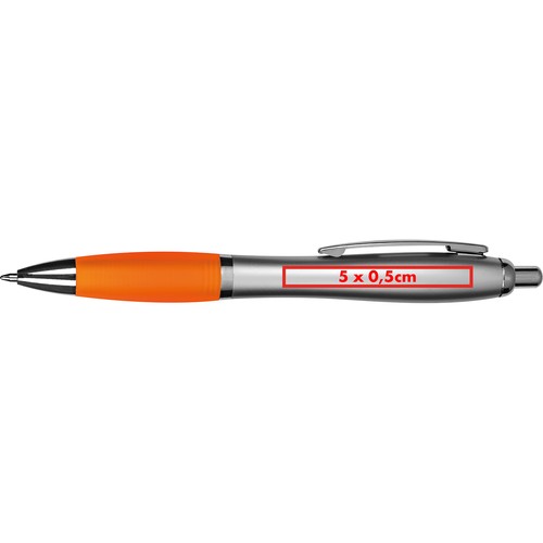 Ball pen with satin finish