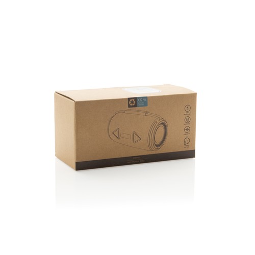 Enceinte 16W étanche IPX4 en plastique recyclé RCS Prisma Enceinte 16W étanche IPX4 en plastique recyclé RCS Prisma