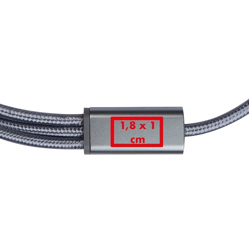 Cable de carga extralargo, USB, Micro-USB, Tipo-C y luz