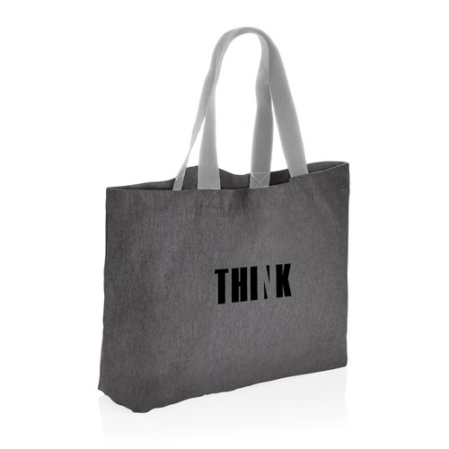 Impact Aware™ recycled canvas XL draagtas 240gsm ongeverfd Impact Aware™ recycled canvas XL draagtas 240gsm ongeverfd