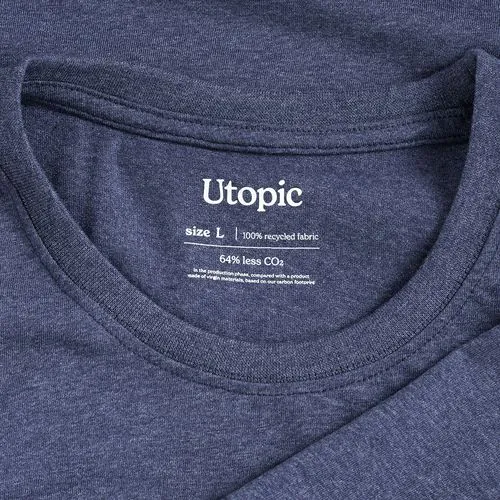 Camiseta de hombre de algodón reciclado 145 gr/m2 (tallas xs a xxl)