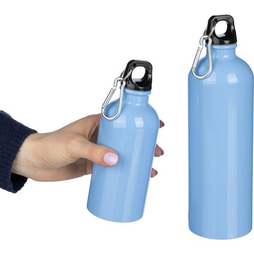 Einwandige Flasche aus recyceltem Edelstahl (400 ml) Sable Einwandige Flasche aus recyceltem Edelstahl (400 ml) Sable