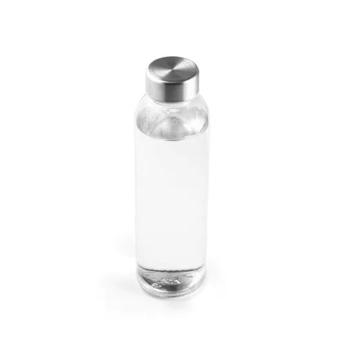 SOLER. Sublimation glass bottle and stainless steel cap 500 mL