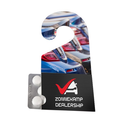 Mirror/door hanger blister Compli'mints