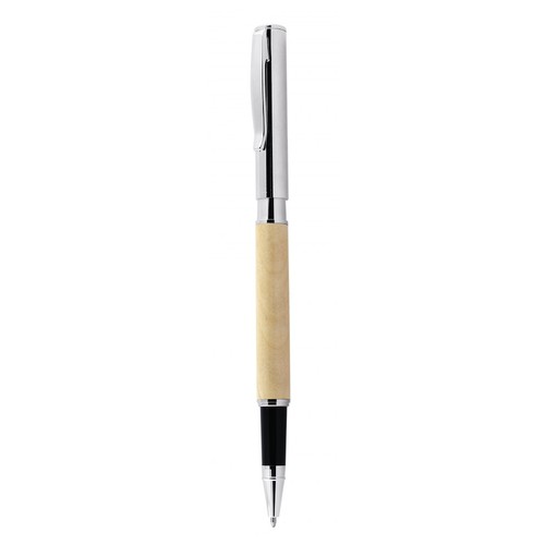 STYLO ROLLER EN BOIS CHROMÉ STYLO ROLLER EN BOIS CHROMÉ