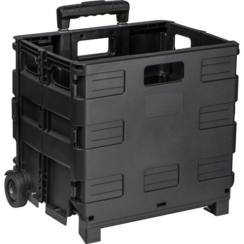 Folding shopping trolley