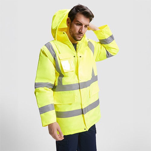 Combined high-vis parka MERAK Combined high-vis parka MERAK