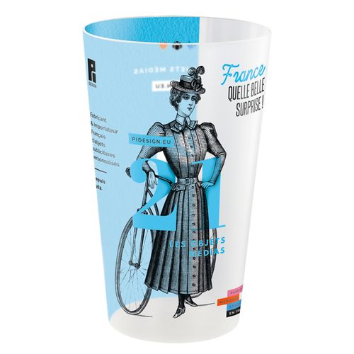 60 Cl stackable plastic cup Inmold 60 Cl stackable plastic cup Inmold