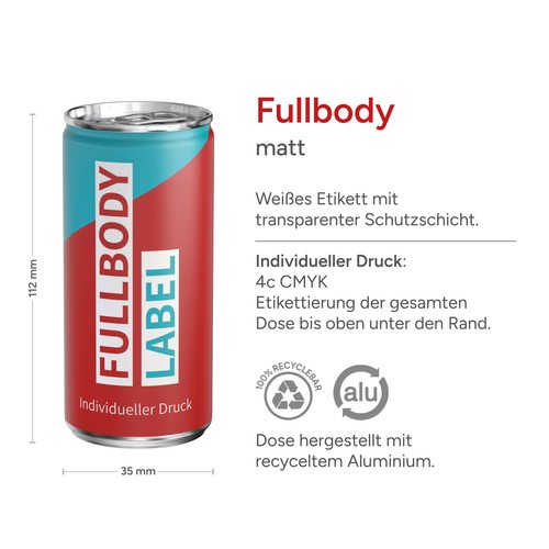 Secco, 250 ml, Fullbody (opaco) Secco, 250 ml, Fullbody (opaco)