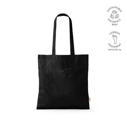 Shopper Everest cotone riciclato 140gsm. Manici da 65cm Shopper Everest cotone riciclato 140gsm. Manici da 65cm