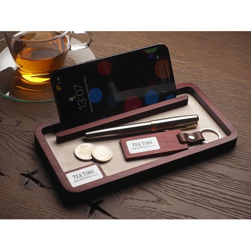 Drewniany organizer na biurko Drewniany organizer na biurko