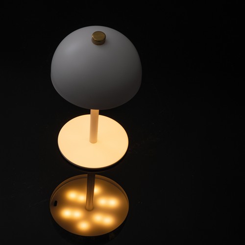 Lampe de table en acier inoxydable