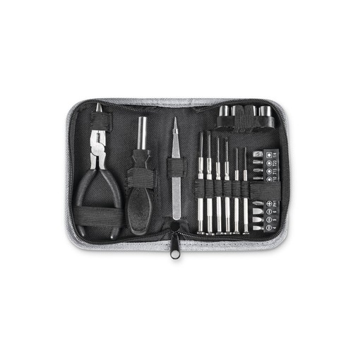 BESSEMER. Set di 24 utensili multifunzione in acciaio di carbonio