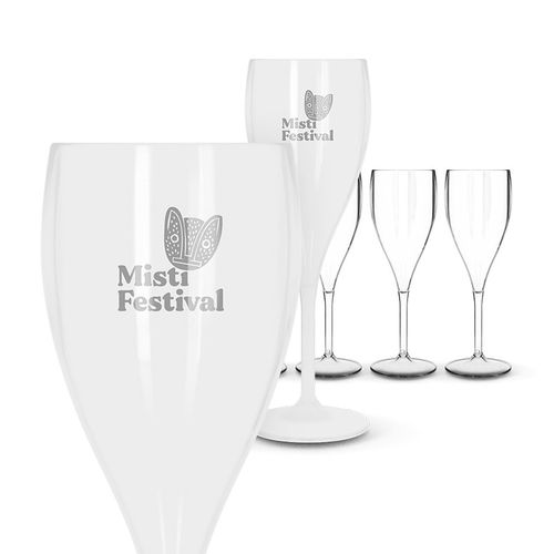 16CL PLASTIC TRITAN® REUSABLE  CHAMPAIGN FLUTE