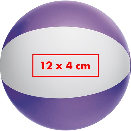 Bicoloured beach ball