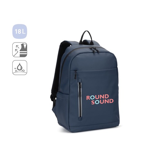 NOUMEA. PU laptop rucksack (16"), with water-resistant zips NOUMEA. PU laptop rucksack (16"), with water-resistant zips