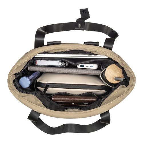 Backpack bag with laptop compartment 15 inch in nylon taslon