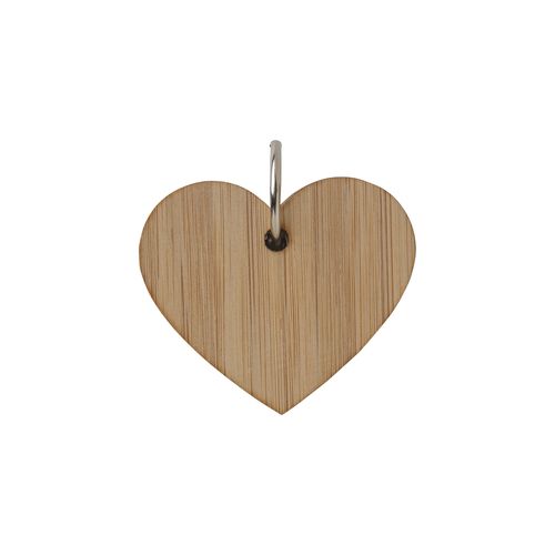 Heart-shaped sticky notes (80 pages), bamboo cover