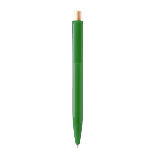 Stylo à bille avec mécanisme à clic, bouton en bam Cássia