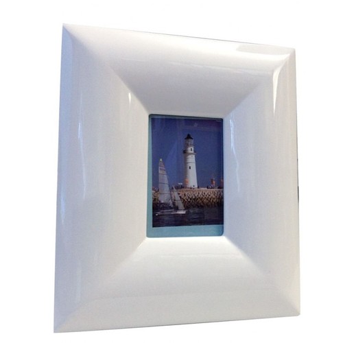 PORTAFOTO BIANCO BOMBATO-90x130mm OUTLET