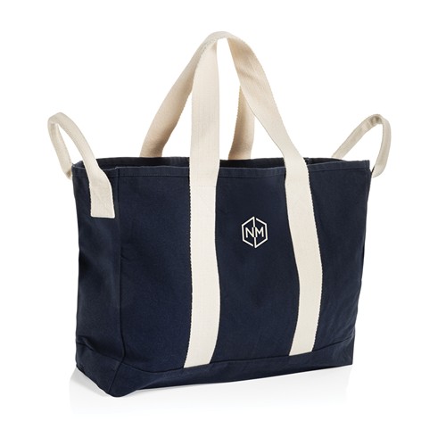 BEAU AWARE™ Beach bag 400gsm recycled canvas, with side hand BEAU AWARE™ Beach bag 400gsm recycled canvas, with side hand