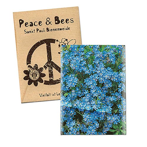 Zaadzakjes mini natronkraft papier - Vergeet-me-nietjes