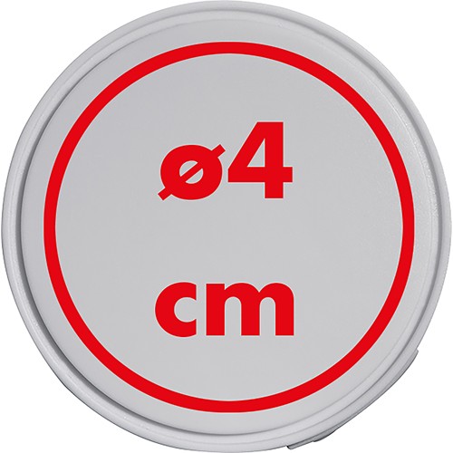 4 port - rounded USB-Hub