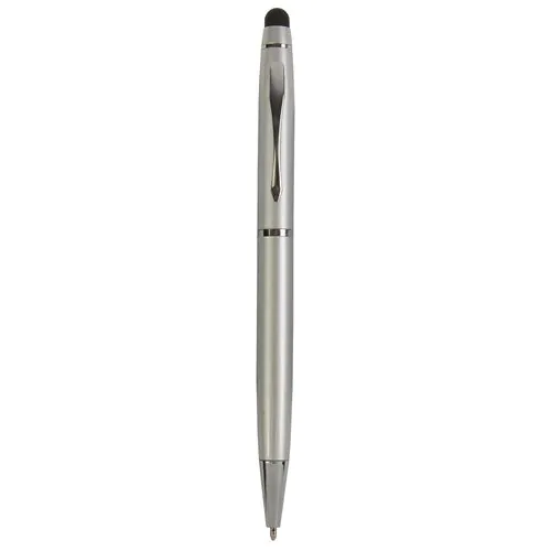 Boligrafo de metal con goma para pantalla tàctil