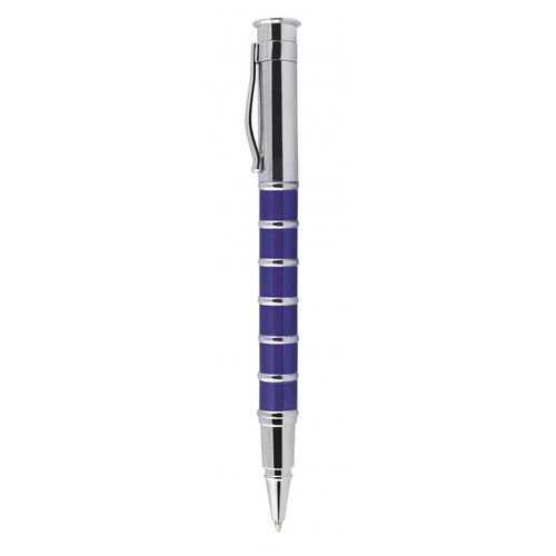 ROLLER AD ANELLI BLU E CROMATA