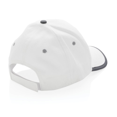 Casquette contraste 6 panneaux coton recyclé Impact AWARE™ Casquette contraste 6 panneaux coton recyclé Impact AWARE™