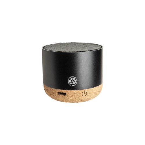 Mini enceinte Bluetooth avec base en liège