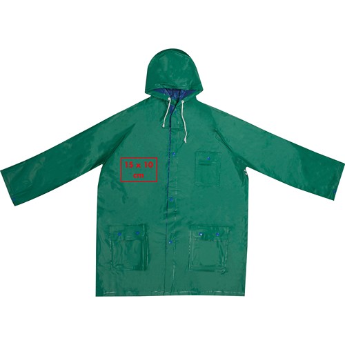 Bicolour reversible raincoat, PVC,XL