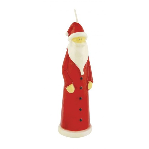 CANDLE SANTA CLAUS RED SHINY CANDLE SANTA CLAUS RED SHINY