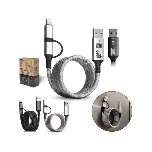 CABLE DE CHARGE 6 EN 1 A ENROULEMENT MAGNETIQUE CABLE DE CHARGE 6 EN 1 A ENROULEMENT MAGNETIQUE