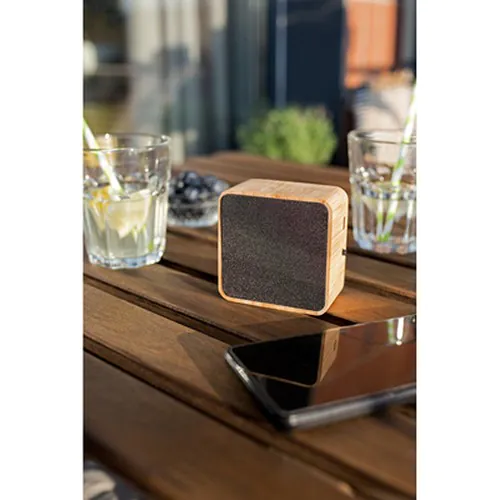 Bamboo wireless speaker 3W B'RIGHT, solar panel | Androwe