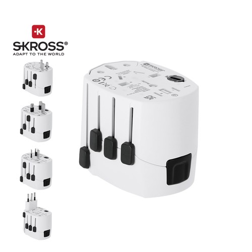 Universele Reis Adapter Skross PRO 3-POLE Universele Reis Adapter Skross PRO 3-POLE